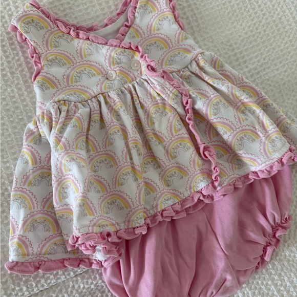 Toddler Girl Matching Rainbow Set - Picture 2 of 3